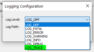 LOG_TRACE is the preferred level